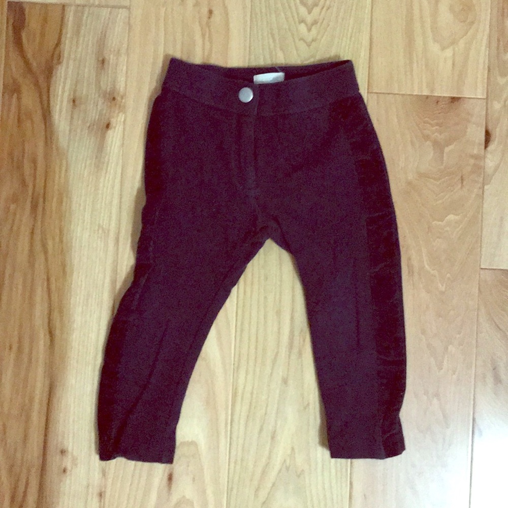 2t crew cuts navy leggings with stripe